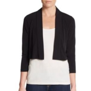 Calvin Klein black cropped Jersey Shrug (50)